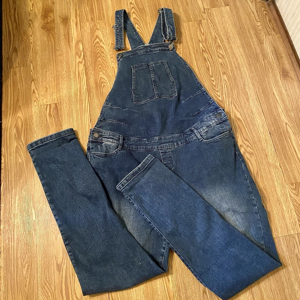Women's Overall Coveralls Size US 10 Denim Blue Stone Wash Seraphine J‎